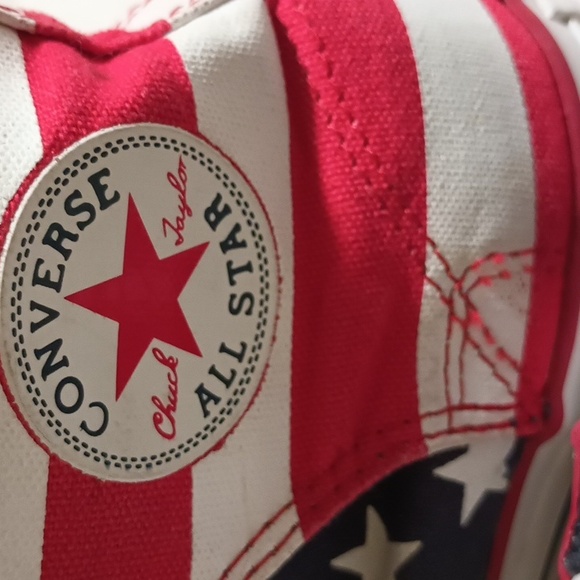 Converse Flag high tops sz 5 - Picture 5 of 9